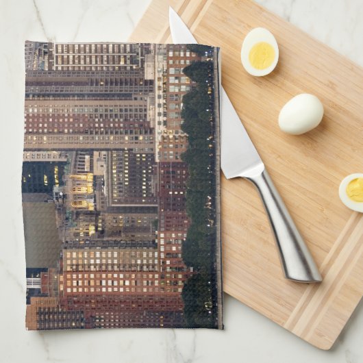 New York City Manhattan Theedoek (Quarter Fold)