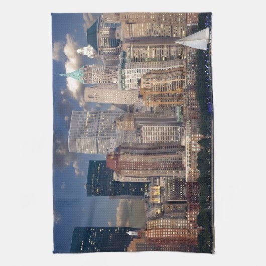 New York City Manhattan Theedoek (Verticaal)