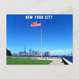 New York City - Manhatten View from Ellis Island Briefkaart