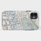 New York City Map, 1728 Case-Mate iPhone Case (Achterkant (horizontaal))