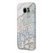 New York City Map, 1728 Case-Mate Samsung Galaxy Hoesje (Achterkant Links)
