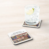 New York City Map Coordinates  Style Bier Onderzetter (Rechterzijde)