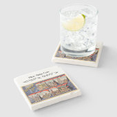 New York City Map Coordinates  Style Stenen Onderzetter (Zijkant)