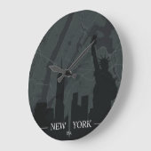 New York City Map Grote Klok (Hoek)