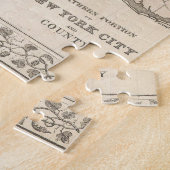 New York City Map Legpuzzel (Zijkant)