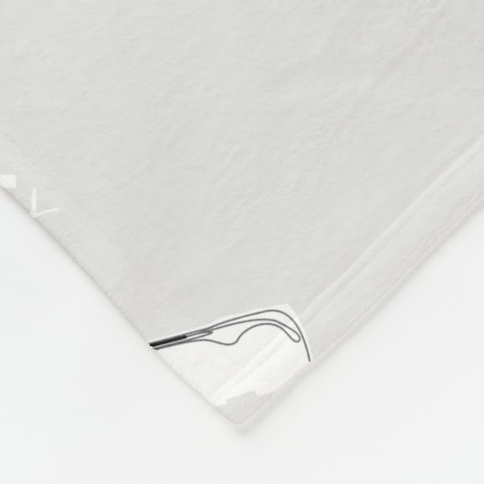 New York City Map + Mark Your Location Fleece Deken (Hoek)