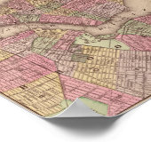  New York City Map Poster (Hoek)