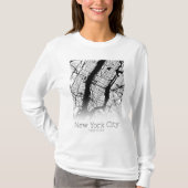 New York City Map T-shirt (Voorkant)