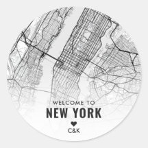 New York City Map | Welkom bruiloft
