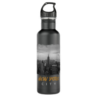 New York City Memento Gift Big Apple Empire State Waterfles