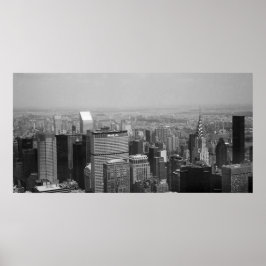 New York City met Chrysler Building II Poster