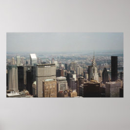 New York City met Chrysler Building Poster