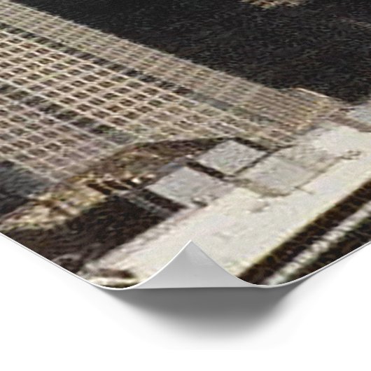 New York City met Chrysler Building Poster (Hoek)