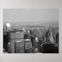 New York City met Chrysler Building Poster