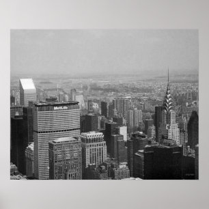 New York City met Chrysler Building Poster