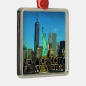 New York City Metalen Ornament (Rechts)