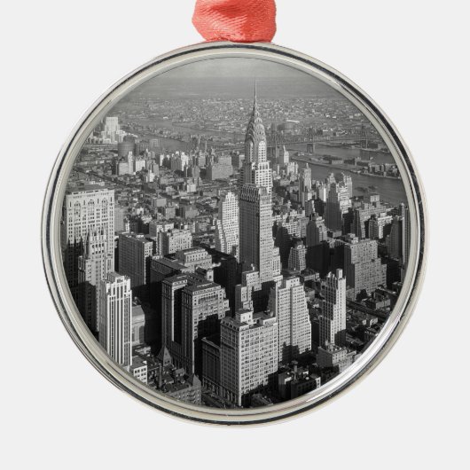  New York City Metalen Ornament (Voorkant)