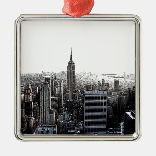 New York City Metalen Ornament (Voorkant)