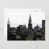 New York City Midtown Briefkaart (Voorkant / Achterkant)