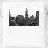 New York City Midtown Rechthoekige Sticker (Tas)