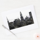 New York City Midtown Rechthoekige Sticker (Envelop)