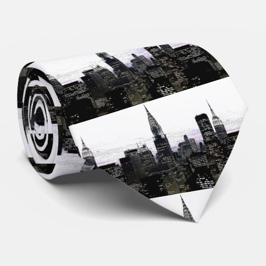 New York City Midtown Stropdas (Opgerold)