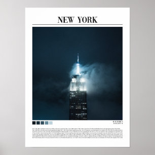 New York City Minimalist NYC Wall Art Poster