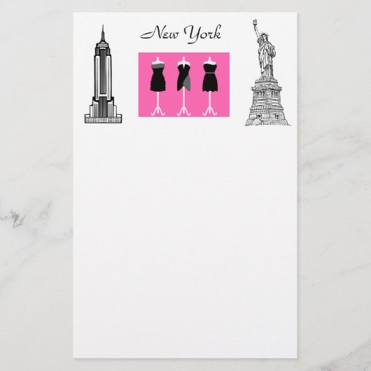 New York City Mode thema briefpapier (Voorkant)
