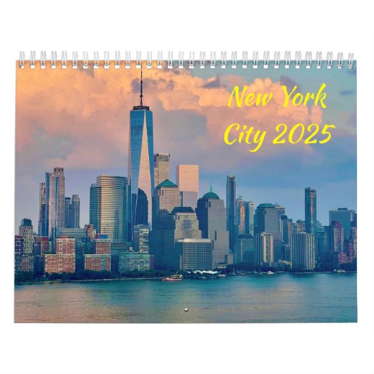 New York City Mood Wall Kalender voor 2025 (Hoes)