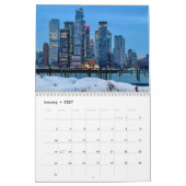 New York City Mood Wall Kalender voor 2025 (Jan 2027)