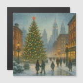 New York City Nachtleven, Times Square Foto  (Voorkant / Achterkant)