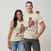 New York City Naties Vlaggen T-shirt (Unisex)