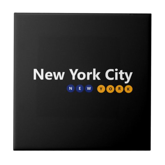 New York City, New York Ceramic Tile Tegeltje (Voorkant)