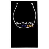 New York City, New York Gift Bag Klein Cadeauzakje (Achterkant)