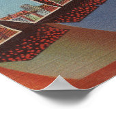 New York City, New York - grote letterscènes Poster (Hoek)