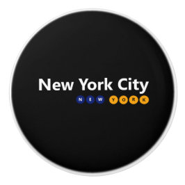 New York City, New York Knob Keramische Knop