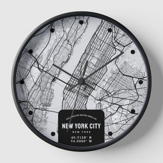 New York City, New York Map (Voorkant)