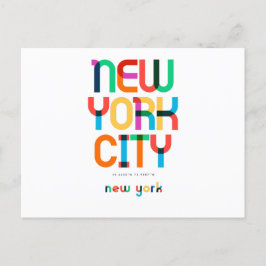 New York City New York Mid Century, Pop Art, Briefkaart