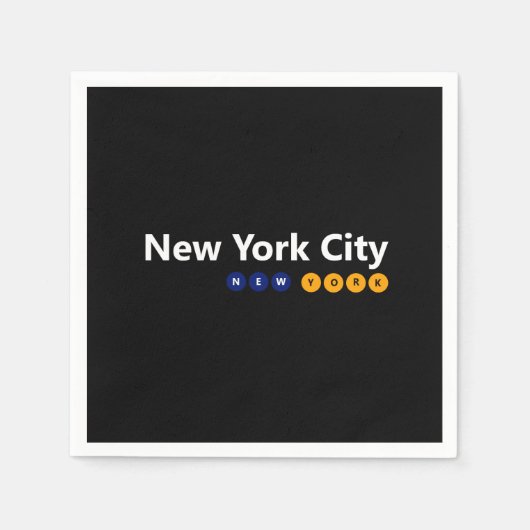 New York City, New York Paper Napkins Servet (Voorkant)