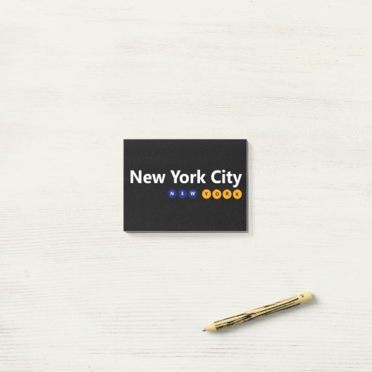 New York City, New York Post-it® notes (Op bureau)