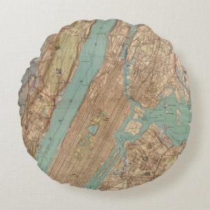 New York City, New York Rond Kussen