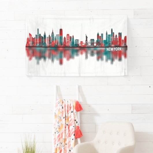 New York City New York Skyline Spandoek (Insitu)