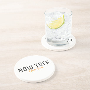 New York City, New York Souvenir Zandsteen Onderzetter