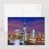 New York City, New York, Verenigde Staten Briefkaart (Voorkant / Achterkant)