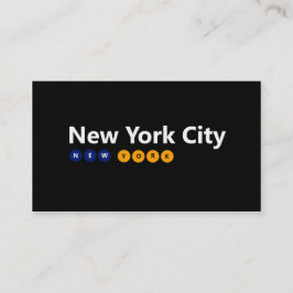 New York City, New York visitekaartjes