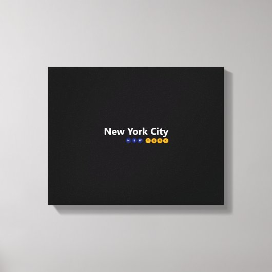 New York City, New York Wrapped Canvas Afdruk (Voorkant)