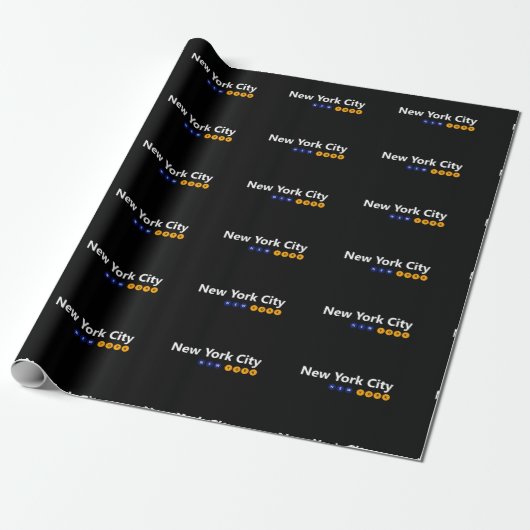 New York City, New York Wrapping Paper Cadeaupapier (Uitgerold)