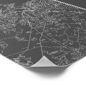 New York City, New York (zwart wit) Poster (Hoek)