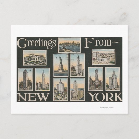New York City, New YorkGreetings Briefkaart (Voorkant)