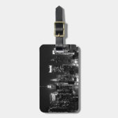 New York City Night Bagagelabel (Voorkant verticaal)